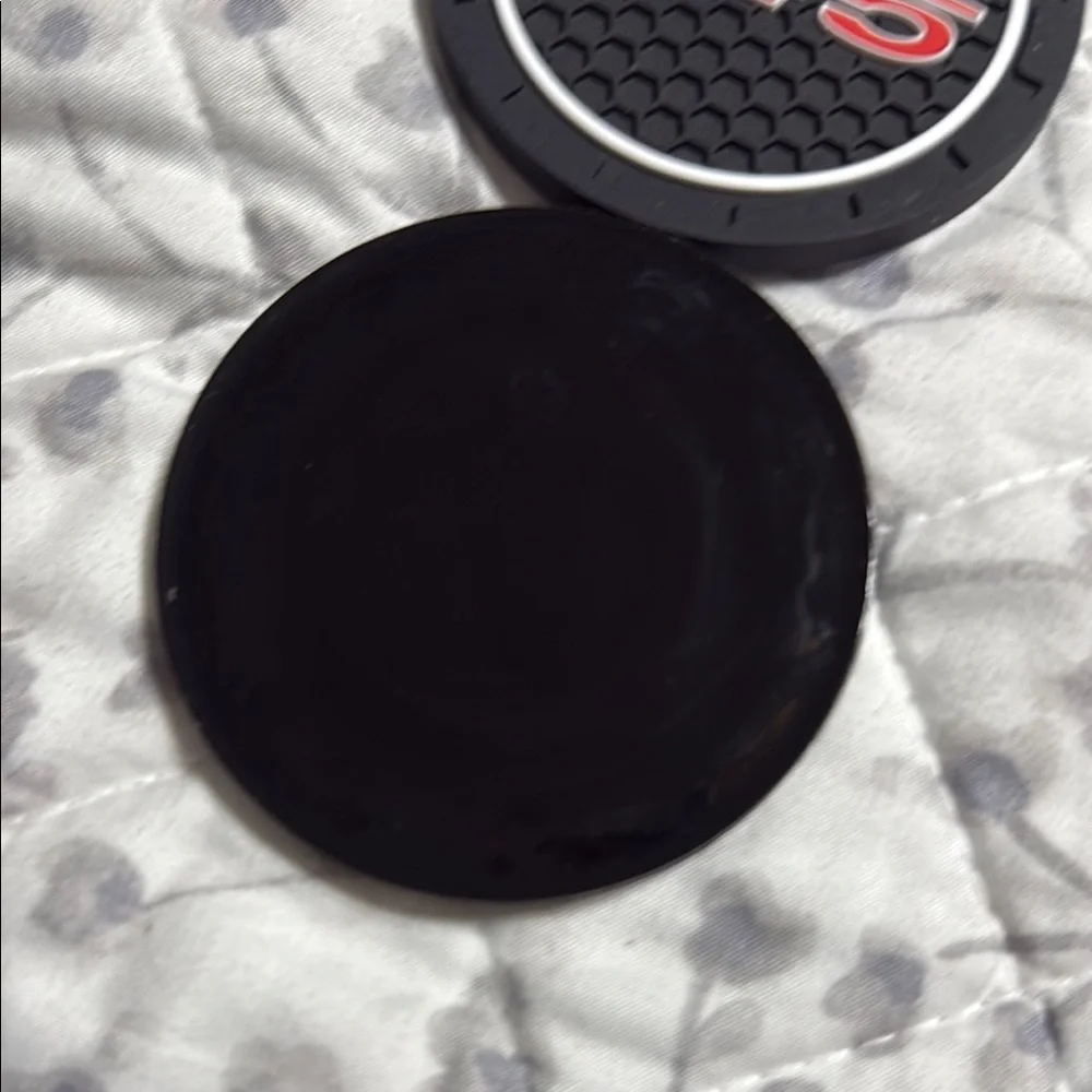 Black and Red 345 Car Coasters - Picture 3 of 4